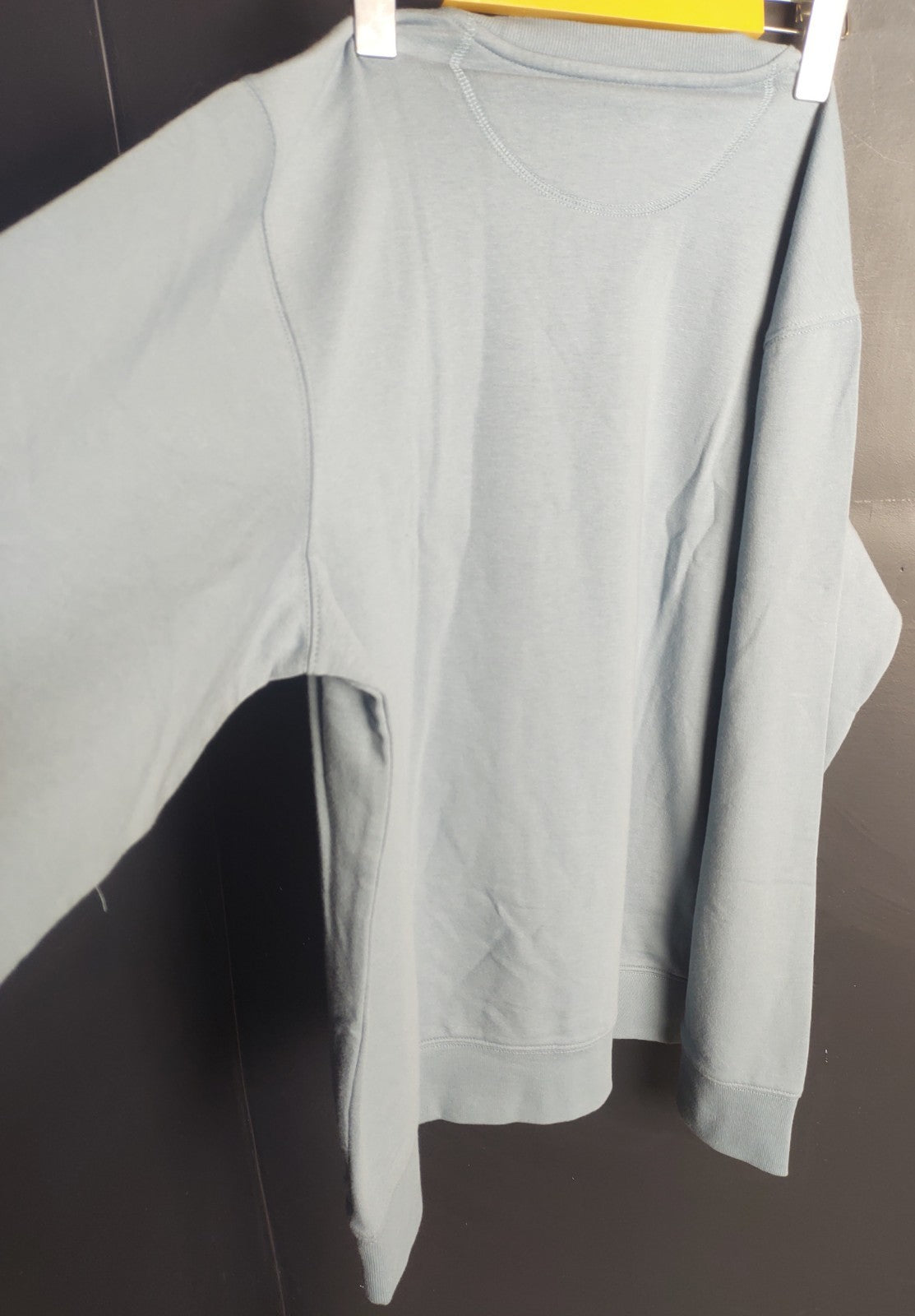 Eddie Bauer Men’s Slate Blue Fleece Sweatshirt Pullover Size M NWT