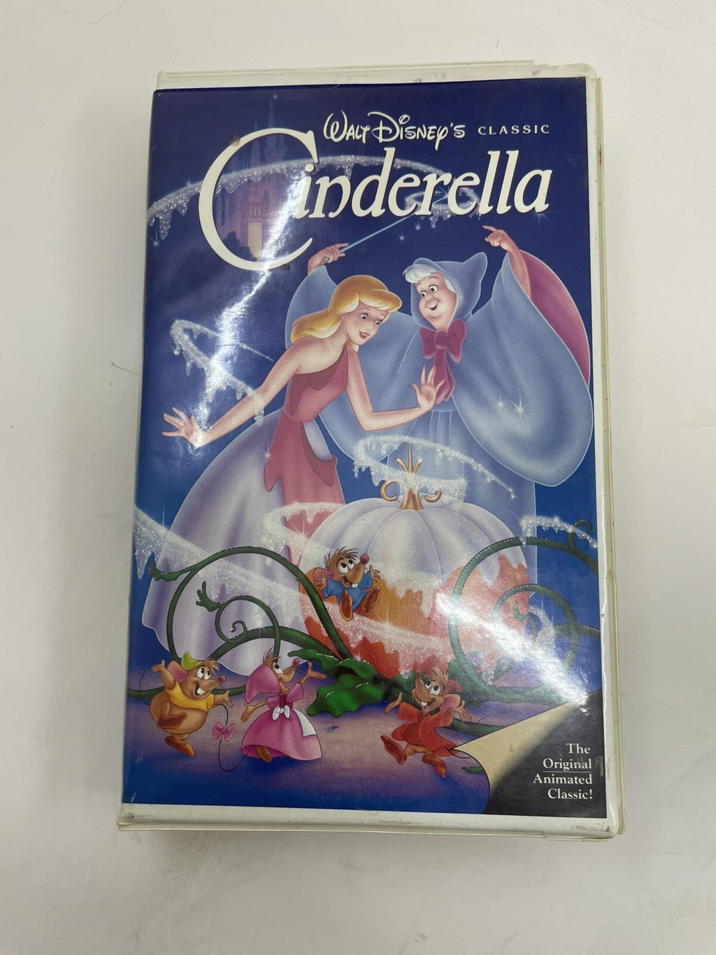 Disney Black Diamond VHS Cinderella 1988 Vintage Animated Tape