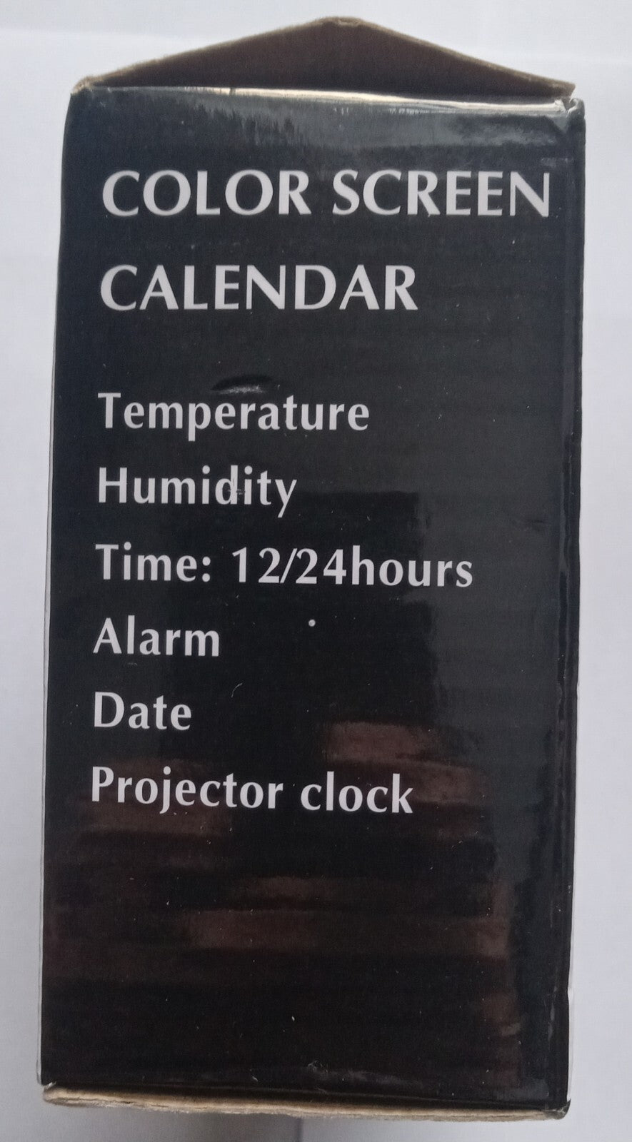 8190 Color Screen Projection Clock – Perpetual Calendar LED Alarm Display
