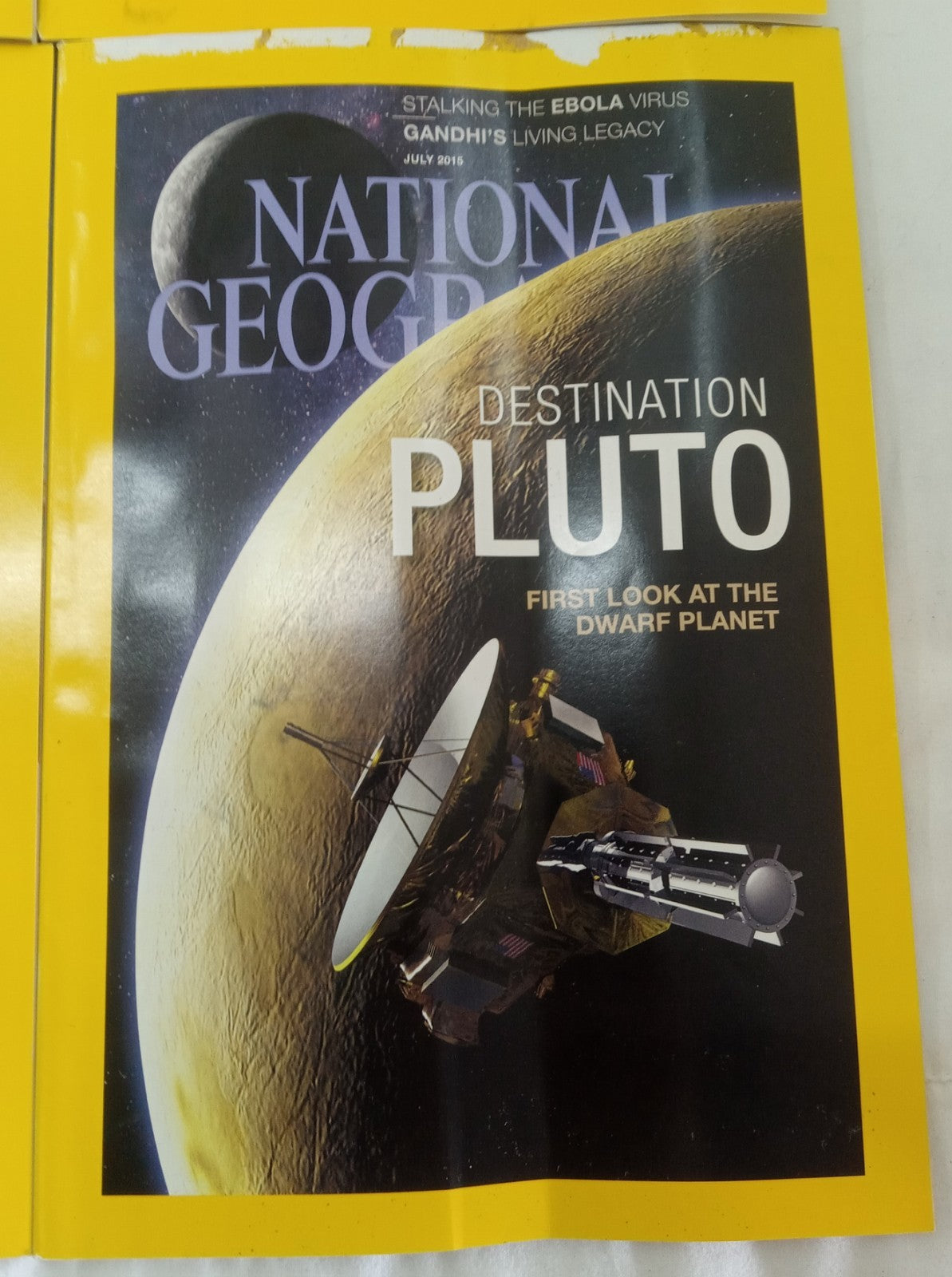 National Geographic Jul–Dec 2015 | 6 VG+ Issues | Leatherette Slipcase