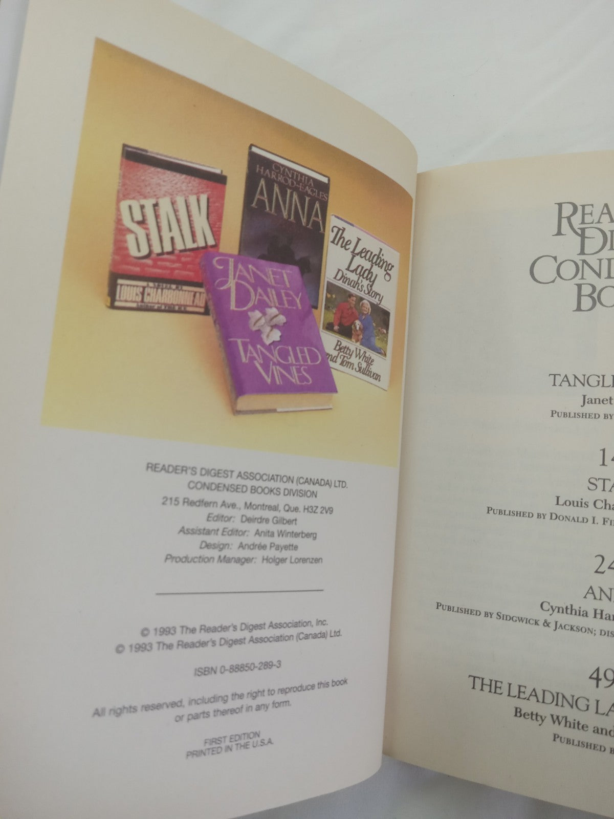 Reader’s Digest Condensed Books 1993 1st Ed Leather Bound Gilt Edges Like New