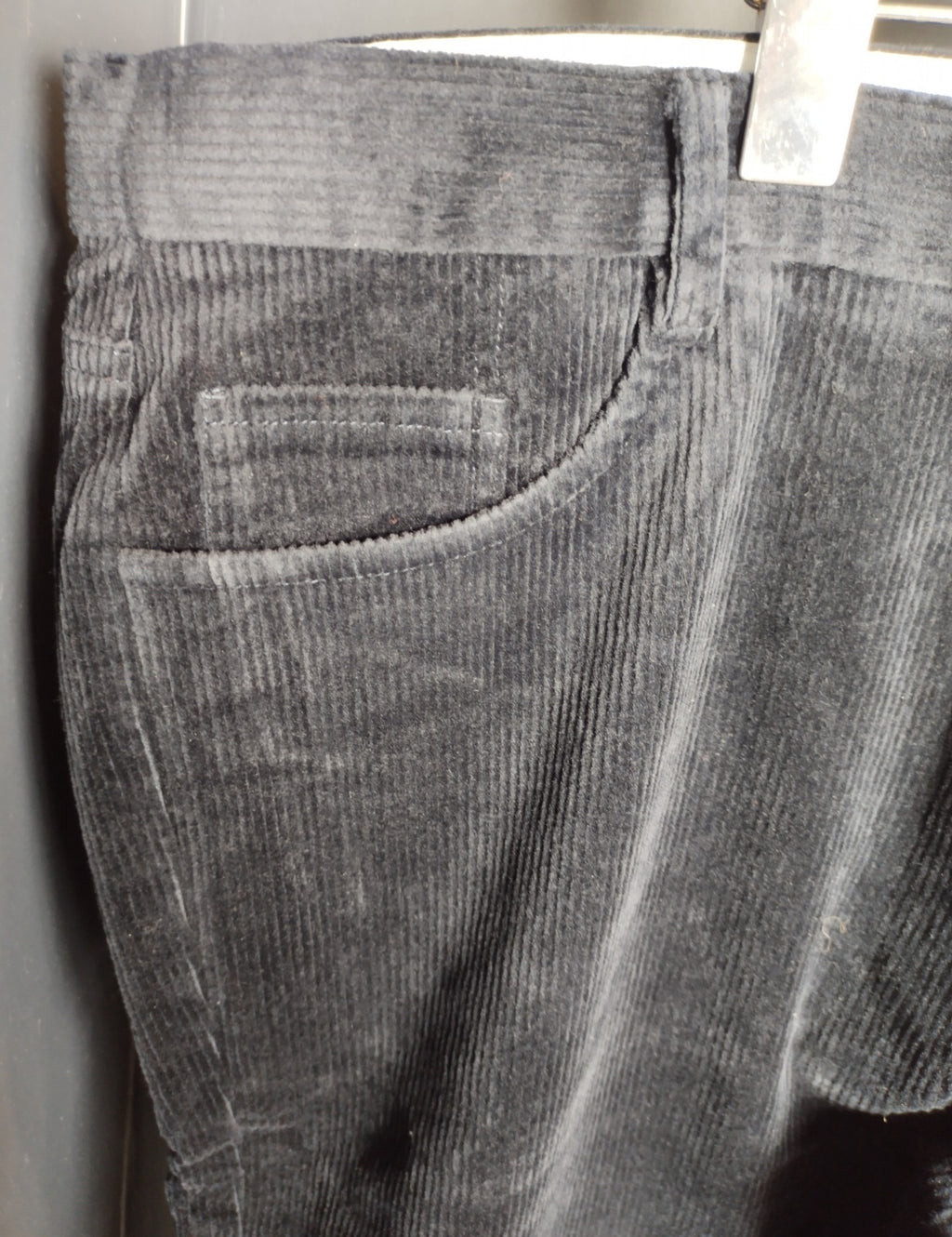 Snover Navy Corduroy Chino Pants Men's Size 44 Soft Thick Durable