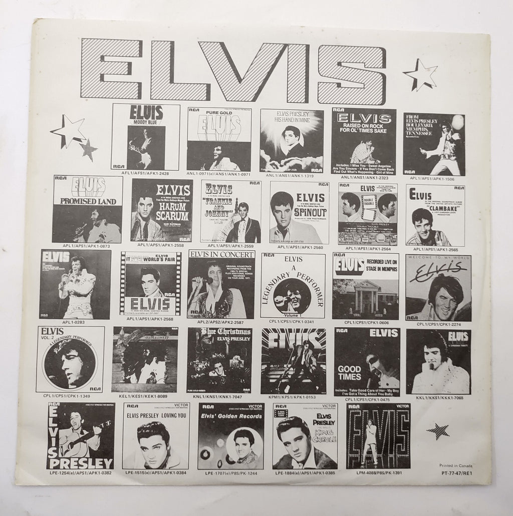 Elvis Presley "The wonderful world of Christmas" 1976 vinyl record VG+ Canada