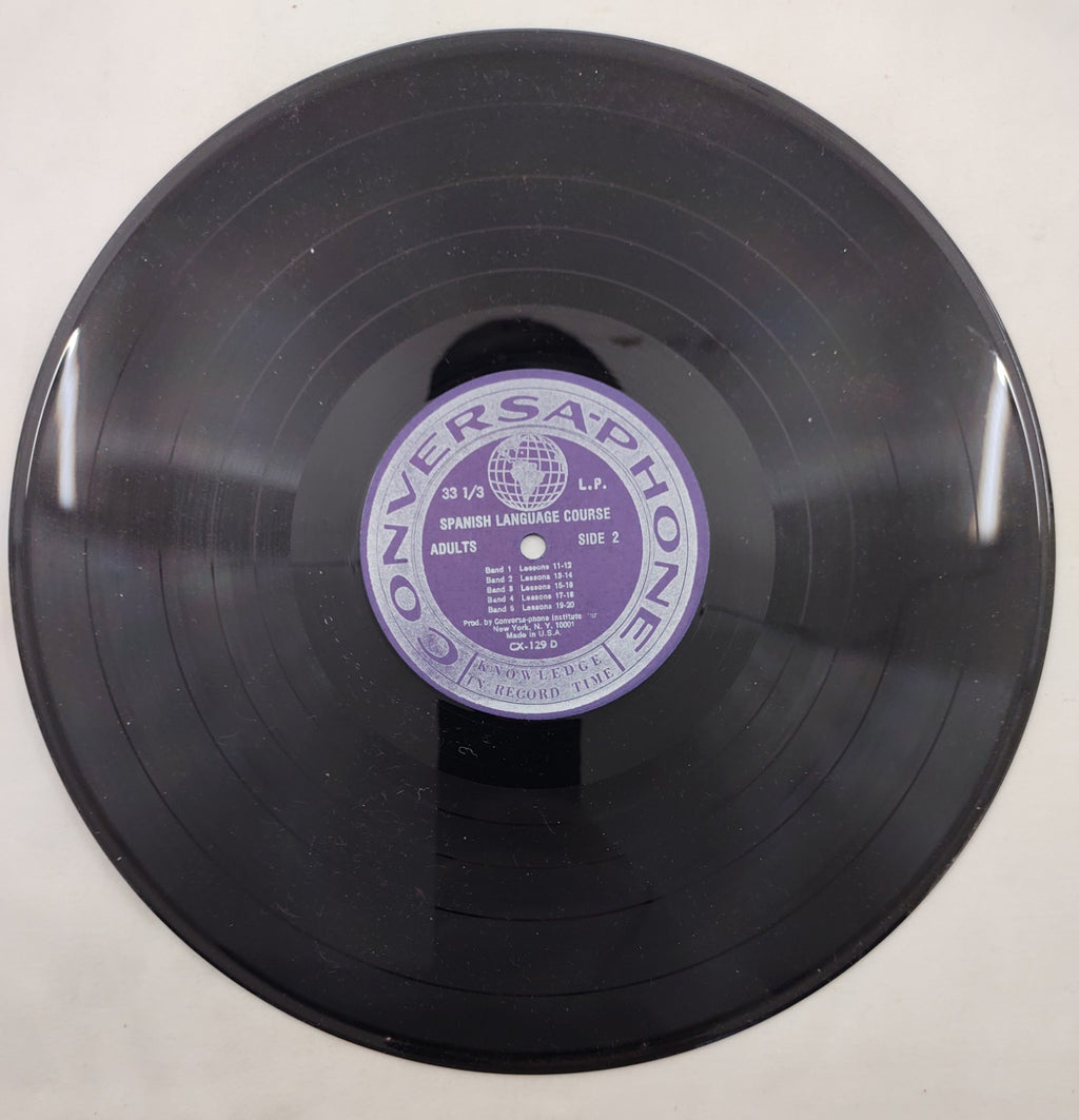 Conversa-Phone Spanish Language Course Adults LP CX-129 D Lessons 11-20 Spoken