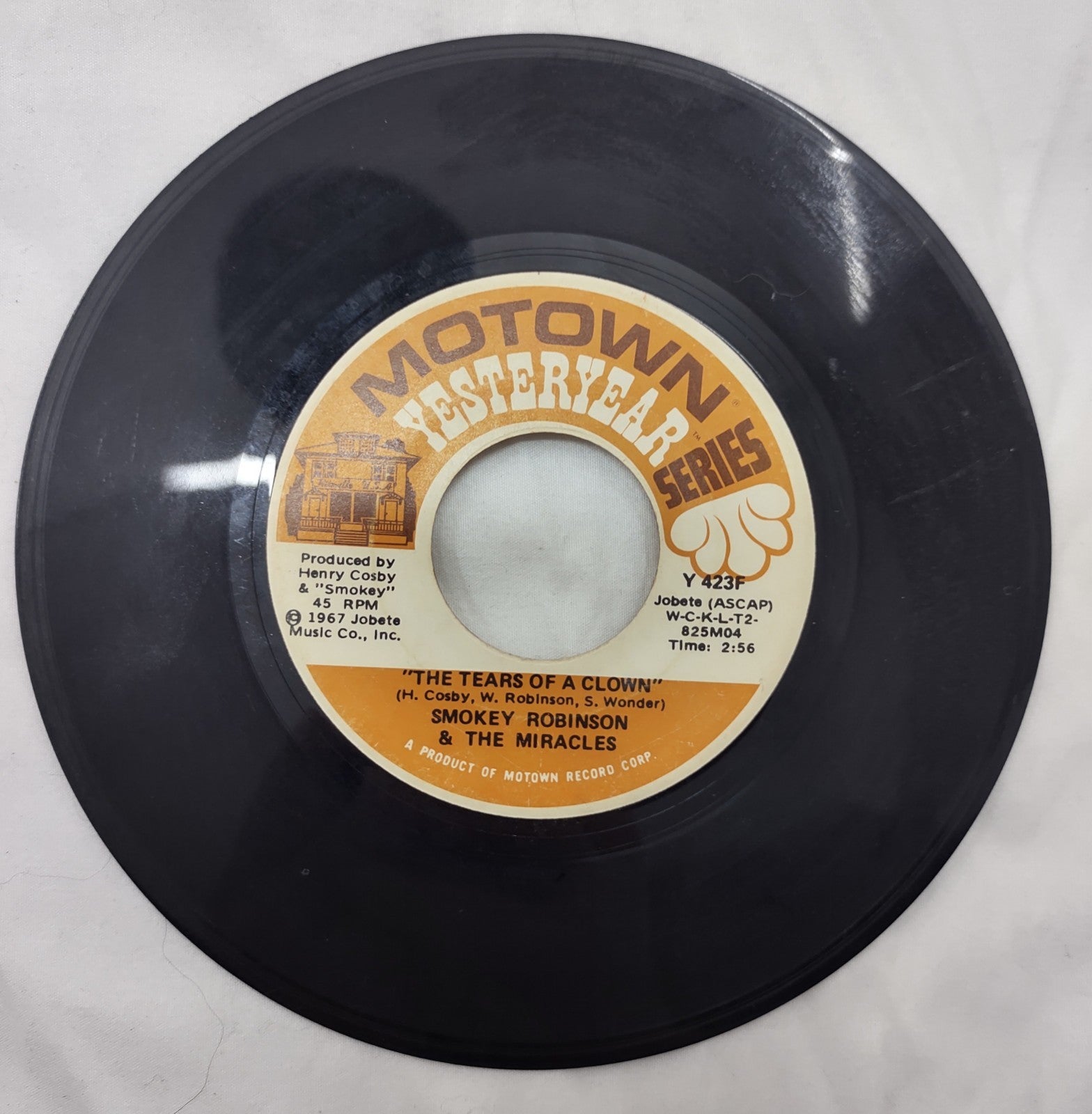 Smokey Robinson – Who’s Gonna Take the Blame 7” Motown Y-423F