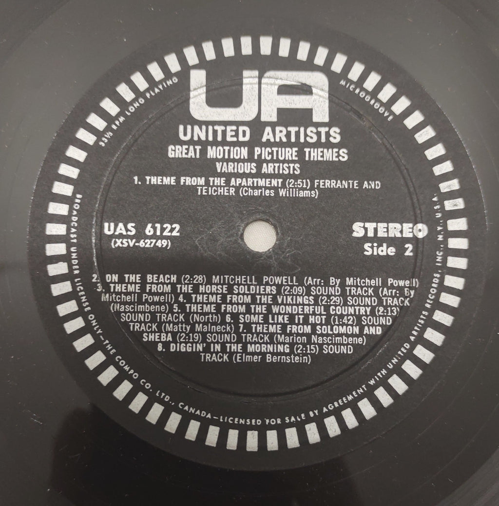 Great Motion Picture Themes – Various Artists United Artists UA Stereo LP UAS-61
