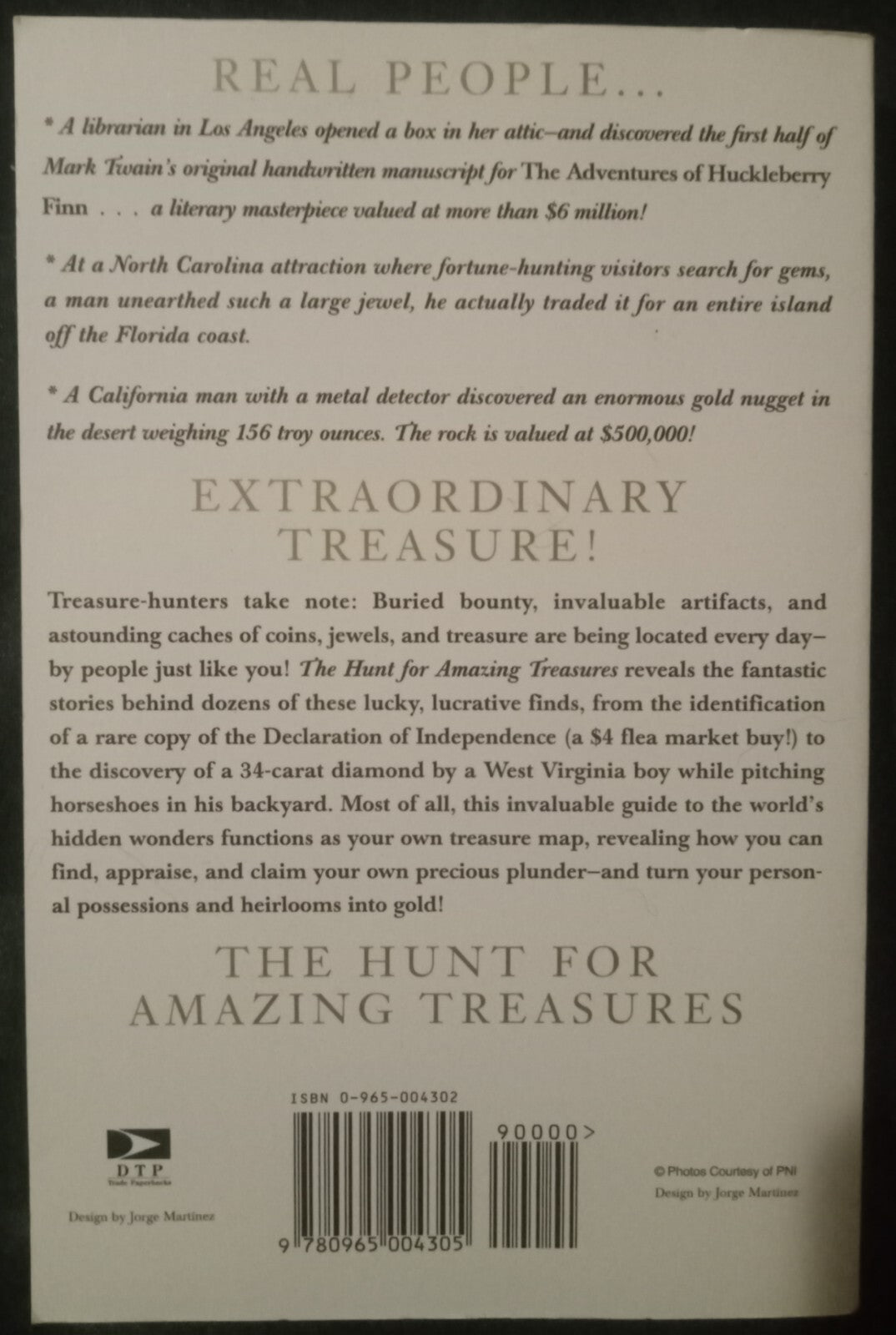 The Hunt for Amazing Treasures by Sondra Farrell – Adventure Travel PB VG+