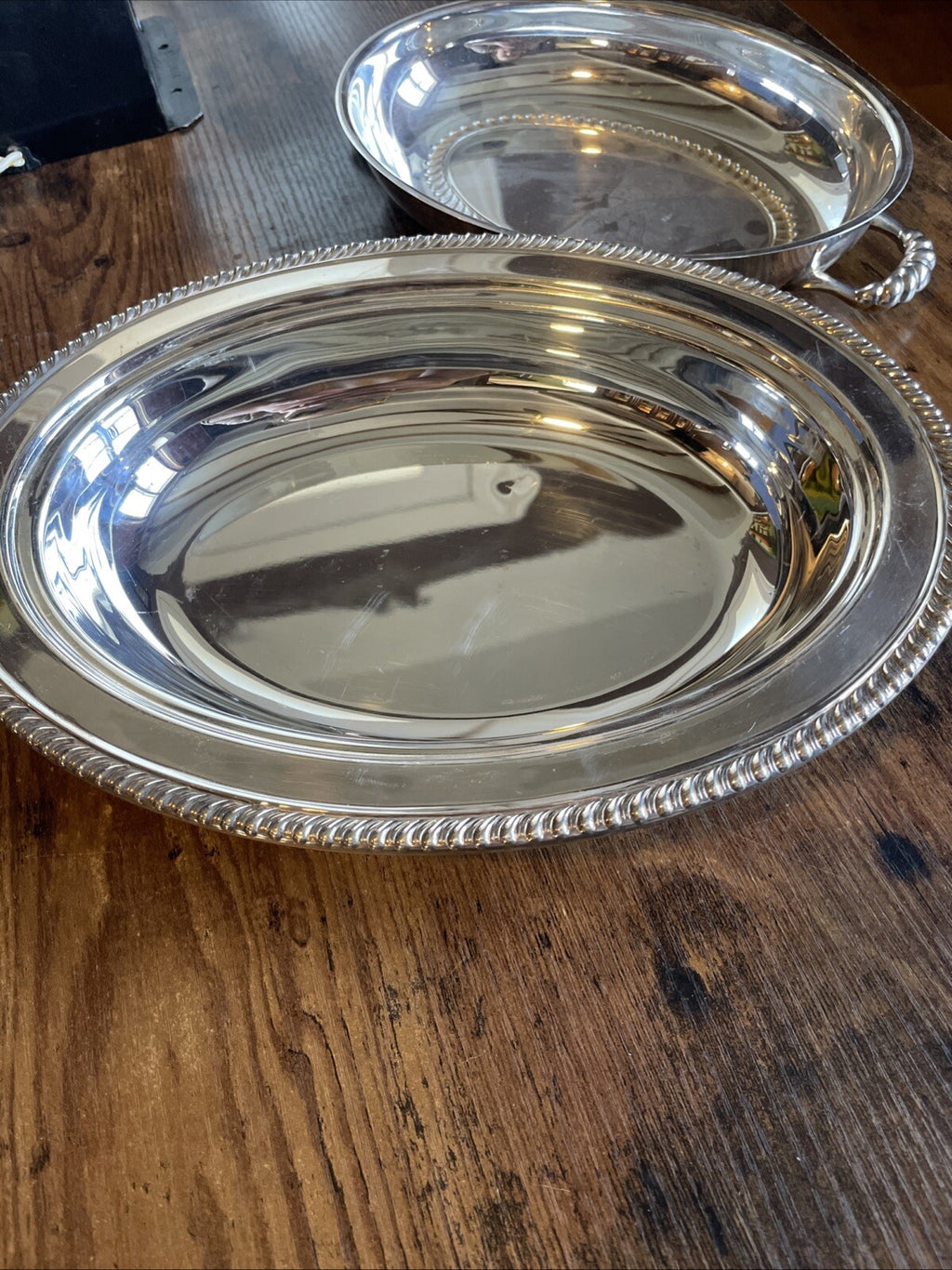 Wm. A. Rogers S.P. Brass Lead MTS 141 with Lid – Vintage Collectible