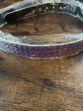 Black Faux Leather Studded Belt Purple Studs Alt Fashion Trend Style Adjustable
