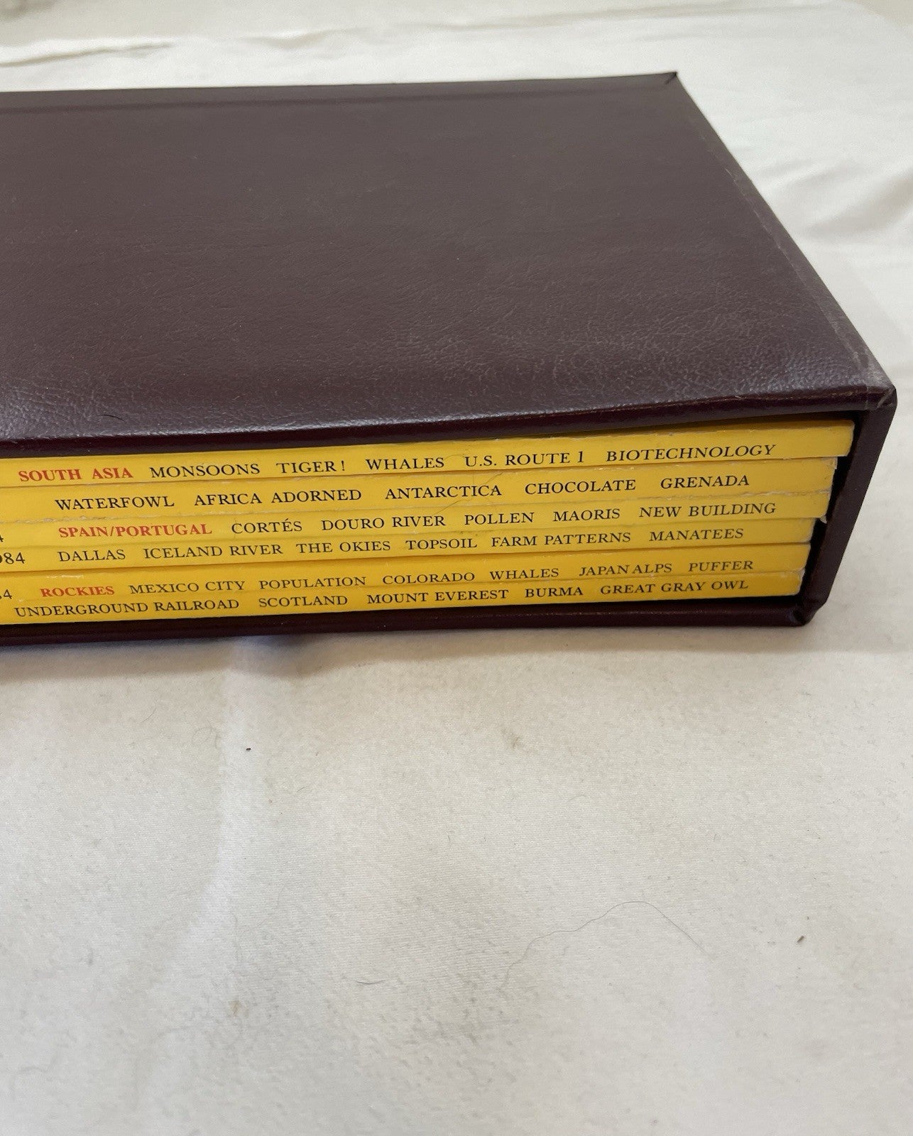 Nat Geo Lot Jul–Dec 1984 w/ Slipcover | Culture, Travel, Geography