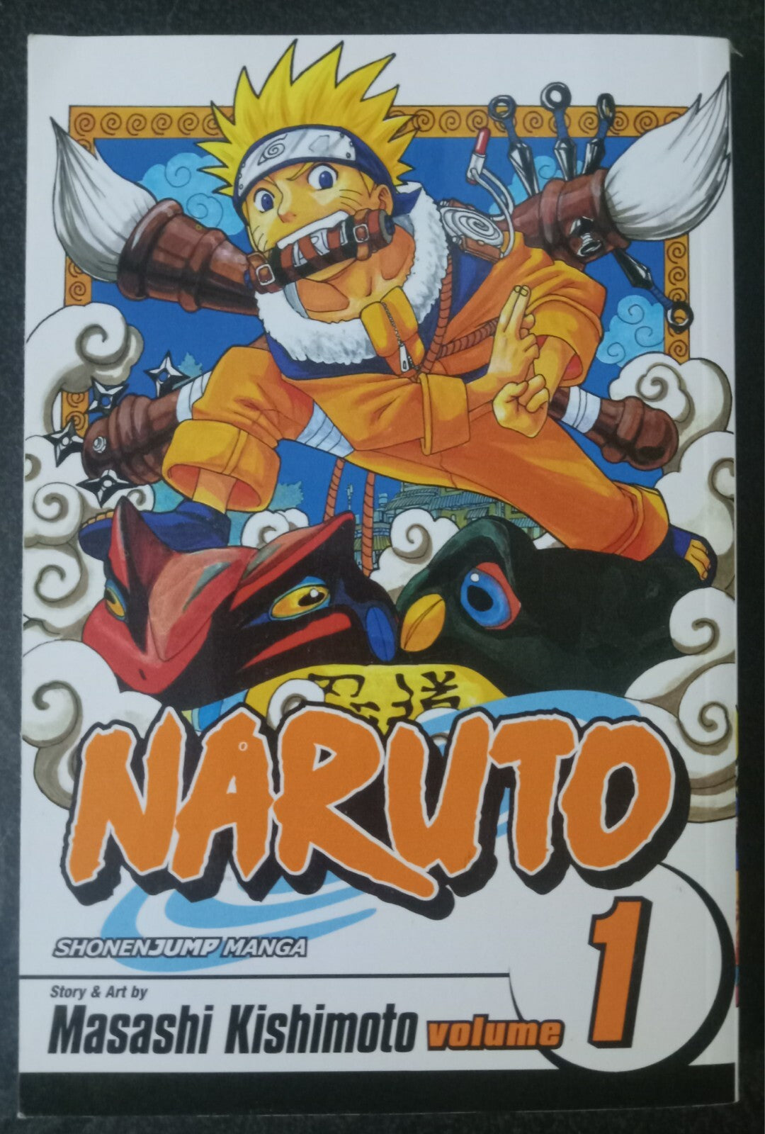 Naruto Vol 1 by Masashi Kishimoto – Viz Jul 2003 Manga PB VG+