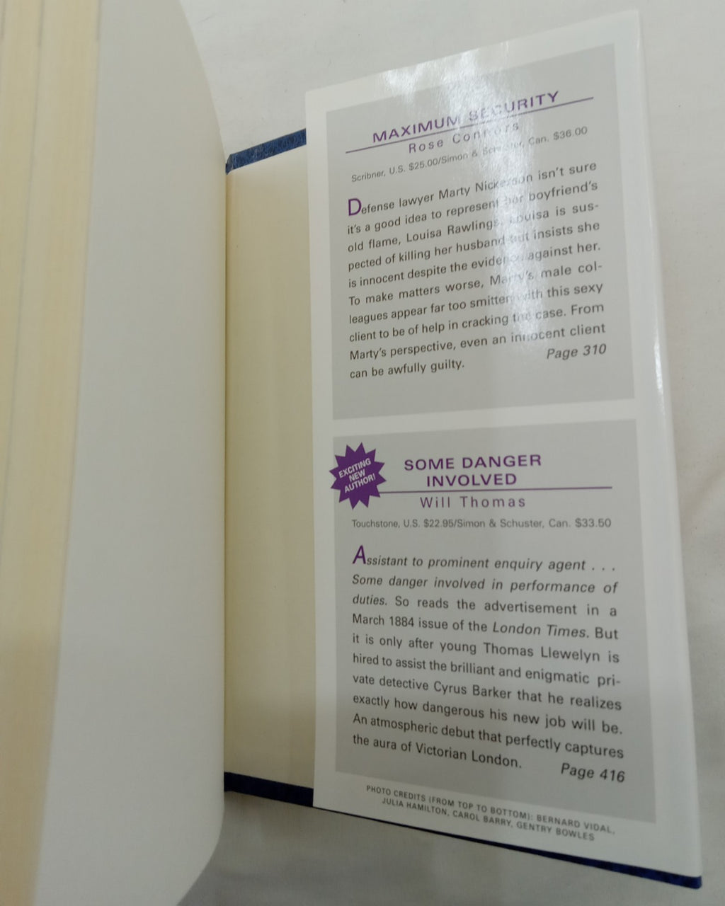 Reader's Digest 4 Novels in 1 Vol 6 2004 HC 1st Ed w/ Dust Jacket NM