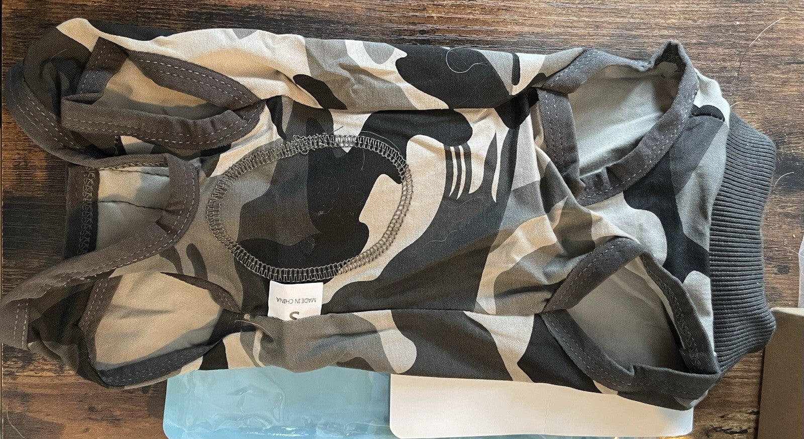 Camo Dog Snap Shirt Size XS – Lightweight Military-Print Pet Apparel Outfit