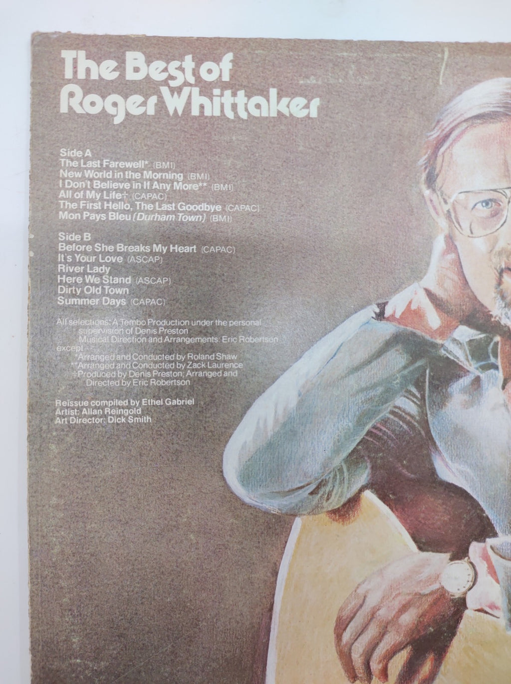 Roger Whittaker – The Best Of Roger Whittaker (1977) Vinyl LP RCA VG