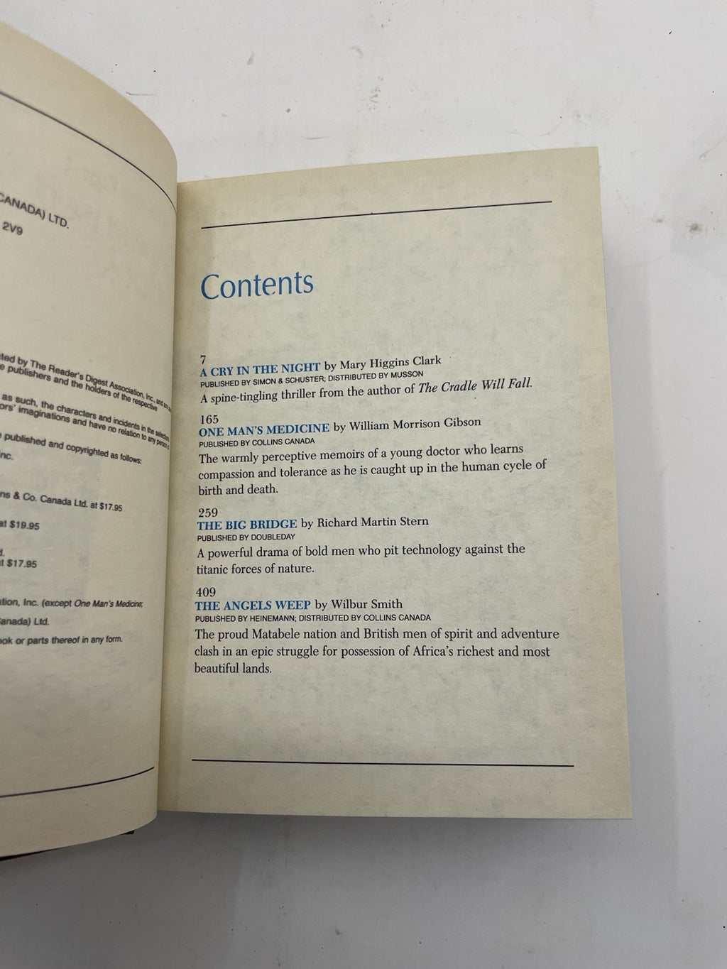 1983 Reader's Digest Condensed 1st Ed HC Leather Gilt Vtg NM Anthology