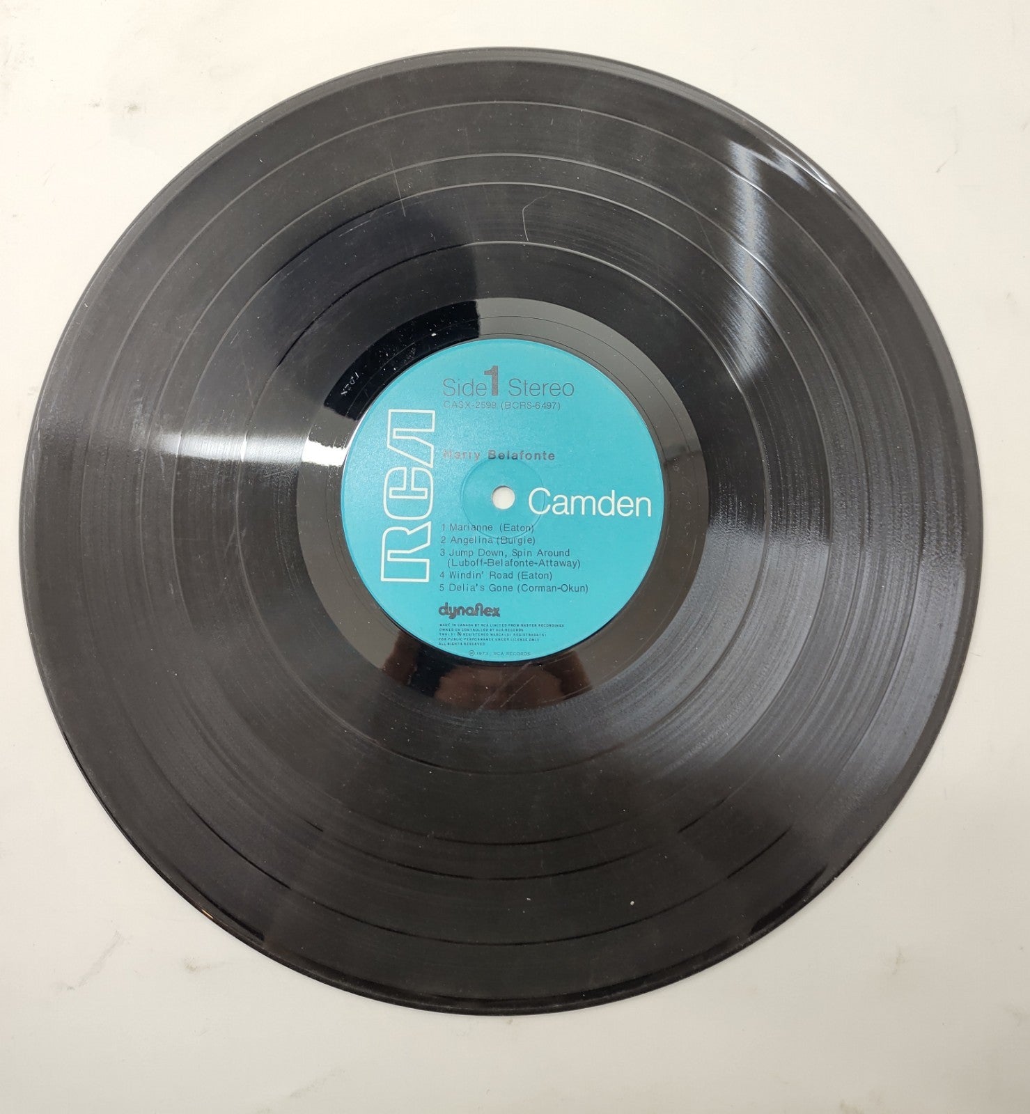 Harry Belafonte – RCA Camden CAS-2599 (1973) Folk Pop Compilation LP