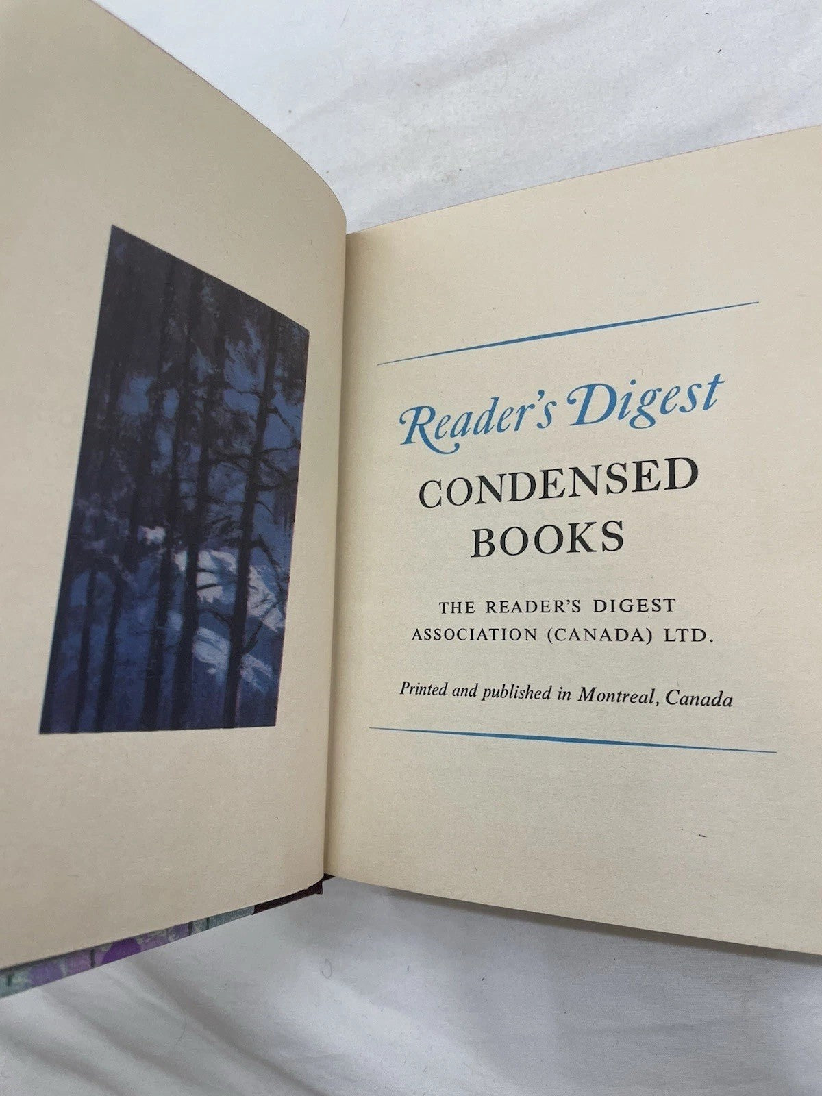 RD Condensed Books 1st Edition Printed In Canada HC W/slipcover 1967