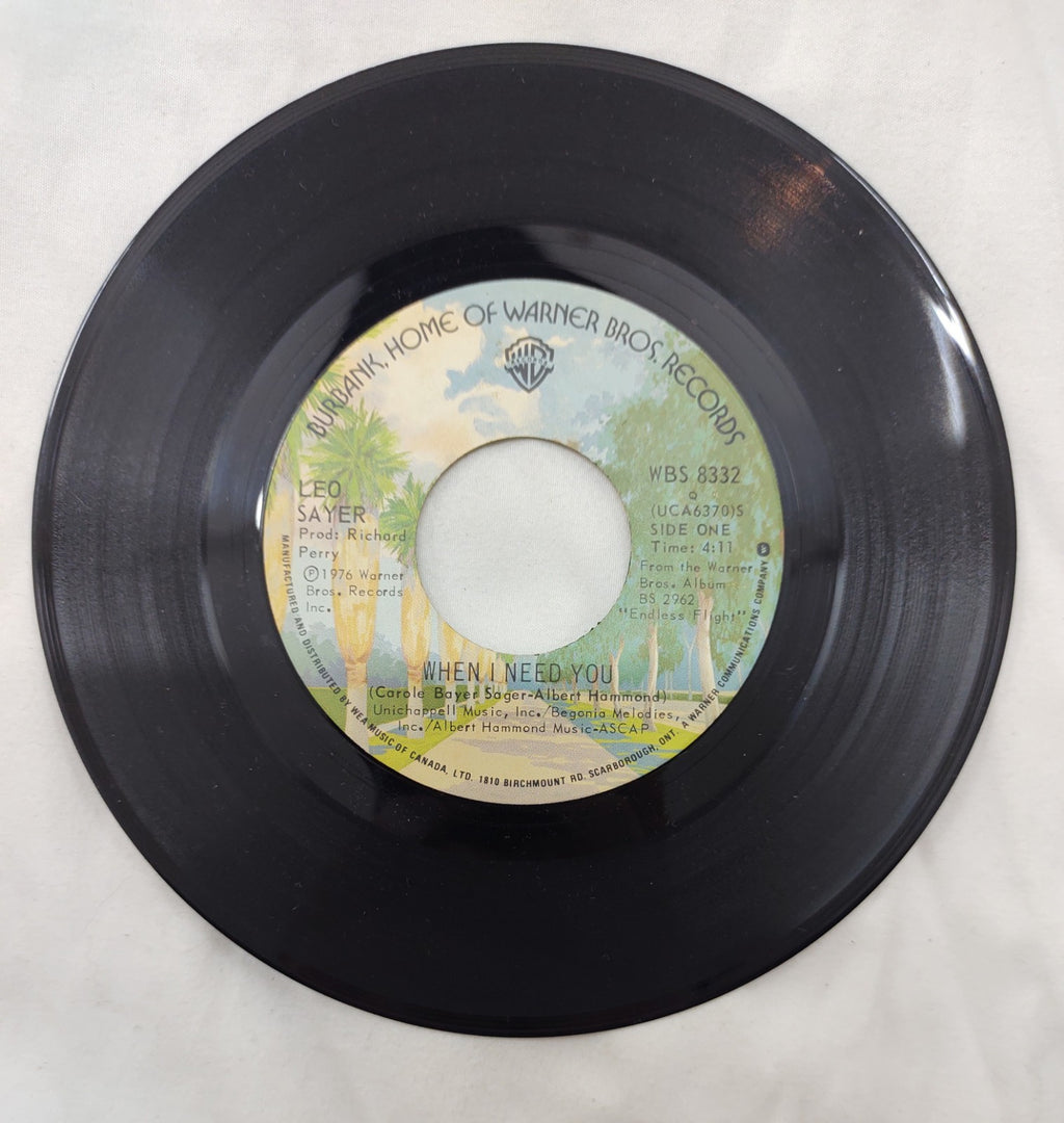 Leo Sayer – I Think We Fell In Love Too Fast 7” Warner WBS 8332 Canada