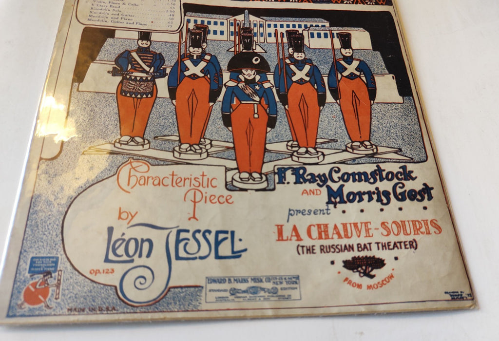 Parade of the Wooden Soldiers Leon Jessel La Chauve Souris Vintage Sheet