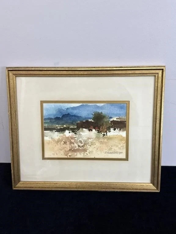 Maureen Brouillette Original Watercolour Painting – Fine Collectible Art Signed