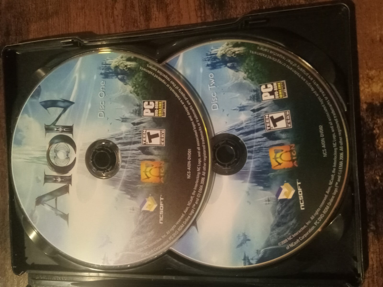 AION PC Game 2009 Steelbook Edition – 2‑Disc DVD‑ROM Metal Case Collector Editi