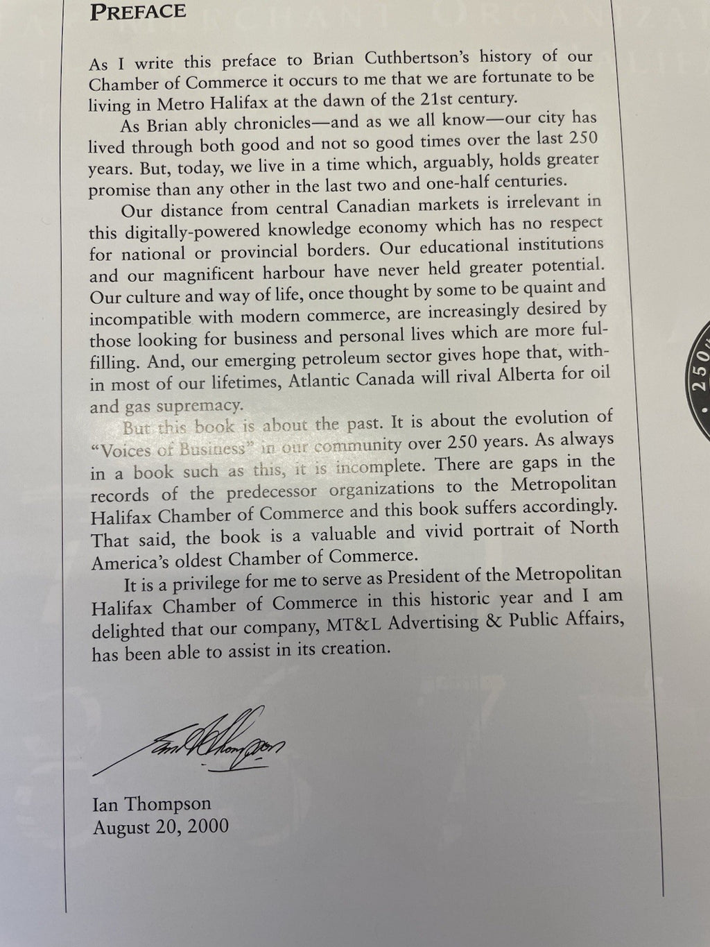 Voices of Biz Halifax NS 1750–2000 PB History Canada Commerce Vtg RARE