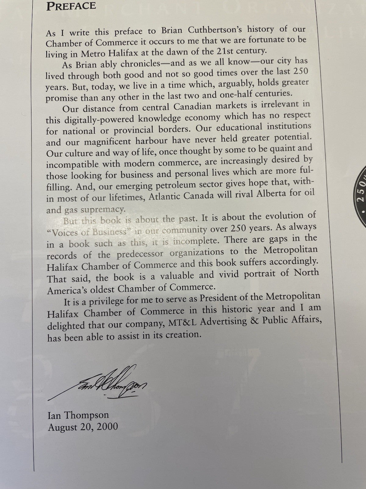 Voices of Biz Halifax NS 1750–2000 PB History Canada Commerce Vtg RARE