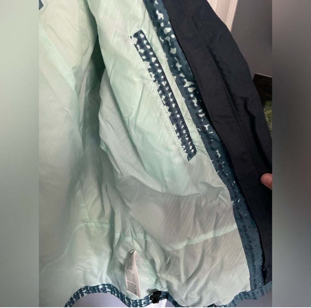 Columbia Bugaboo Blue Winter Jacket Medium Ski Outdoor Waterproof Hooded