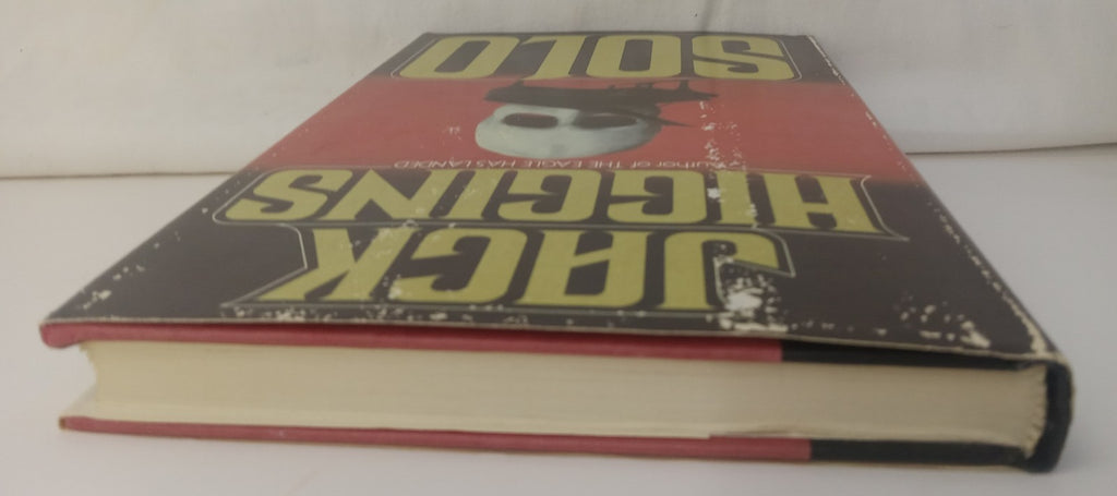 Solo by Jack Higgins Hardcover Spy Thriller Fiction Novel Dust Jacket Vintage