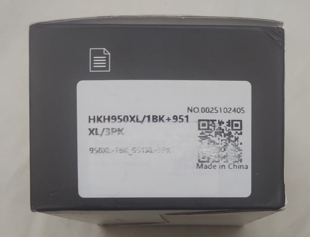 950XL 951XL Ink Cartridge Set XL 4-Pack Black Cyan Magenta Yellow Compatible