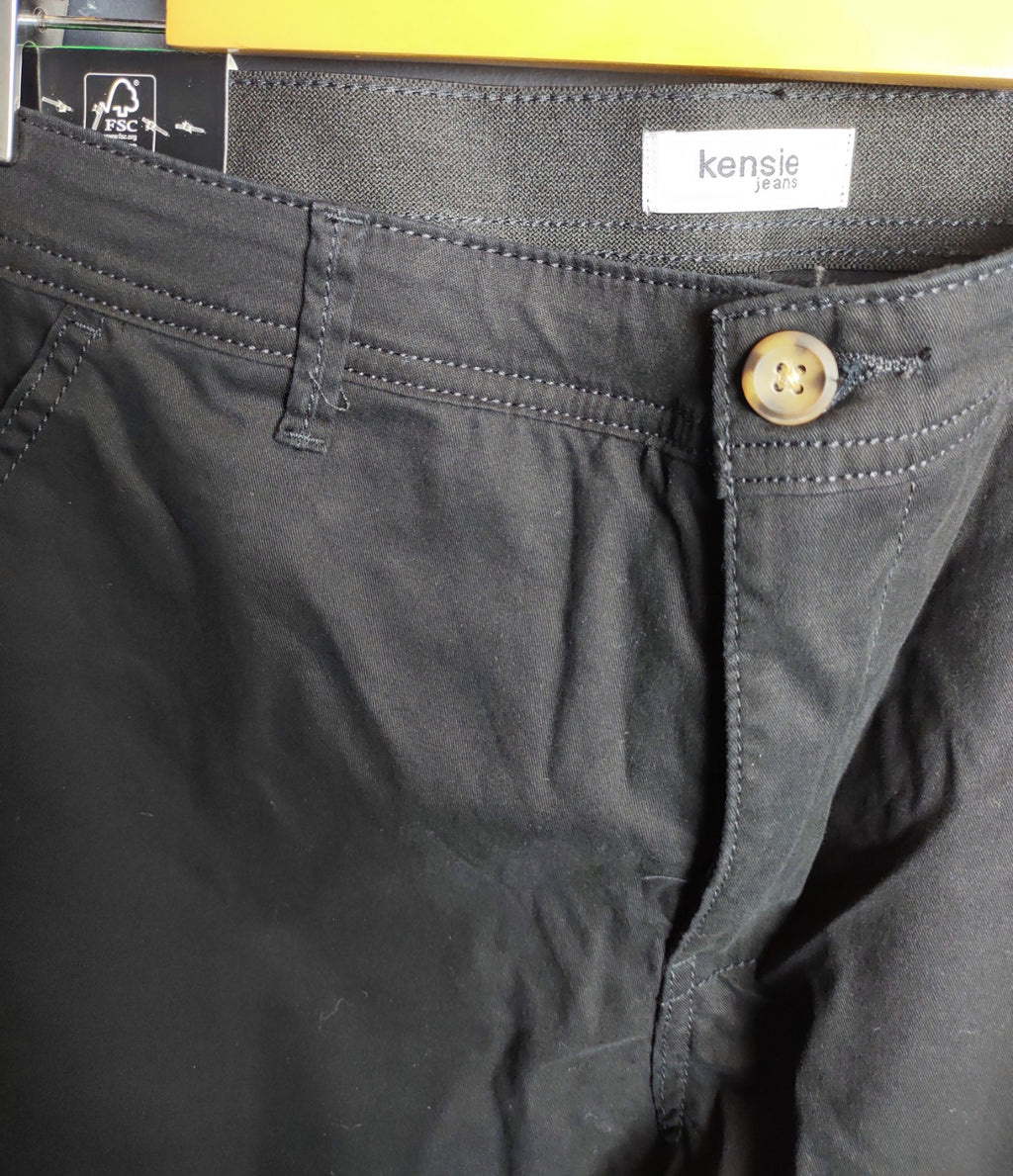 Kensie Black Mid Rise Chino Trouser Pants NWT Women’s Casual Workwear