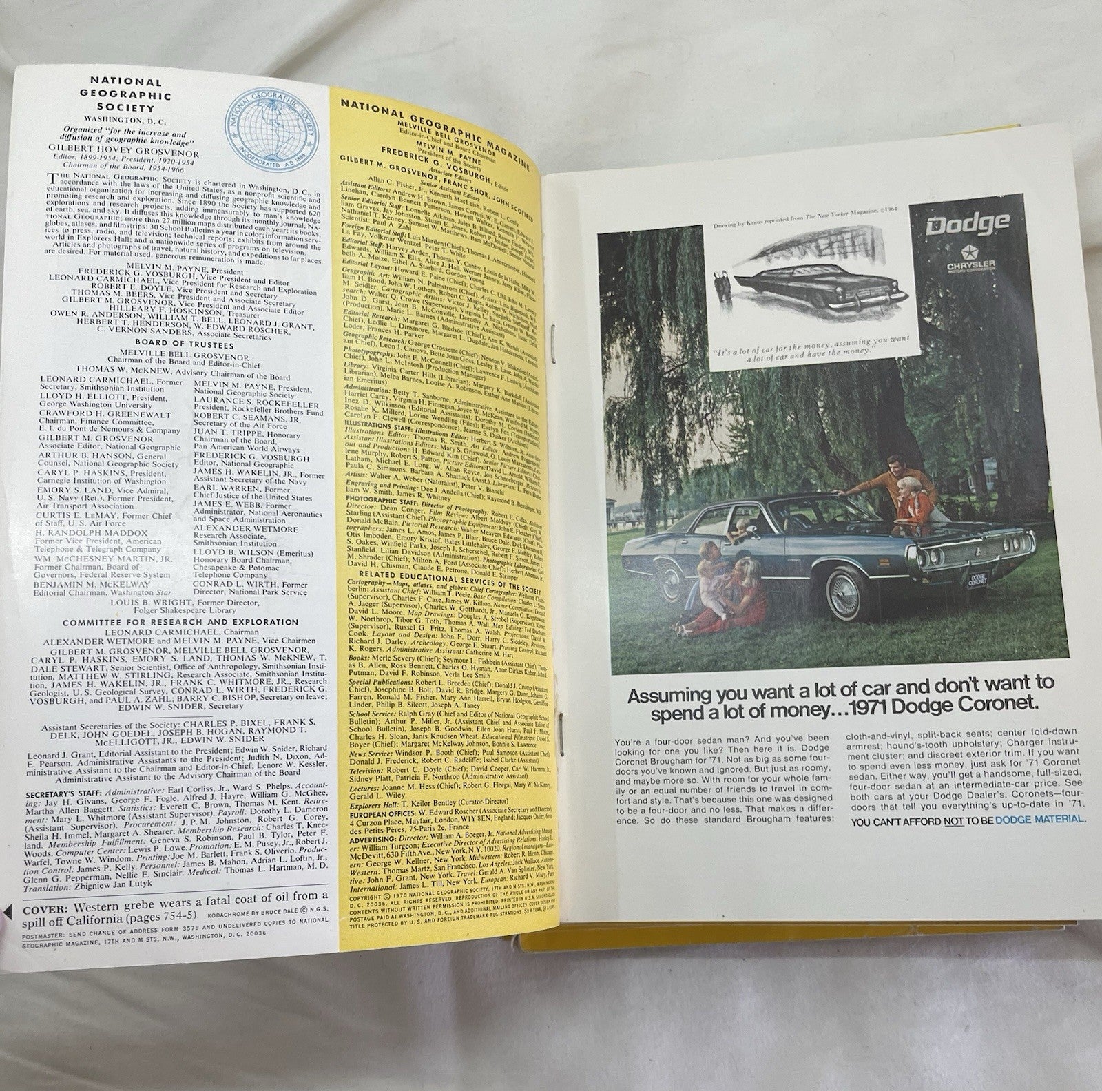 Nat Geo Mag Lot Jul–Dec 1970 Slipcvr Vtg Set Travel World Decor Collect