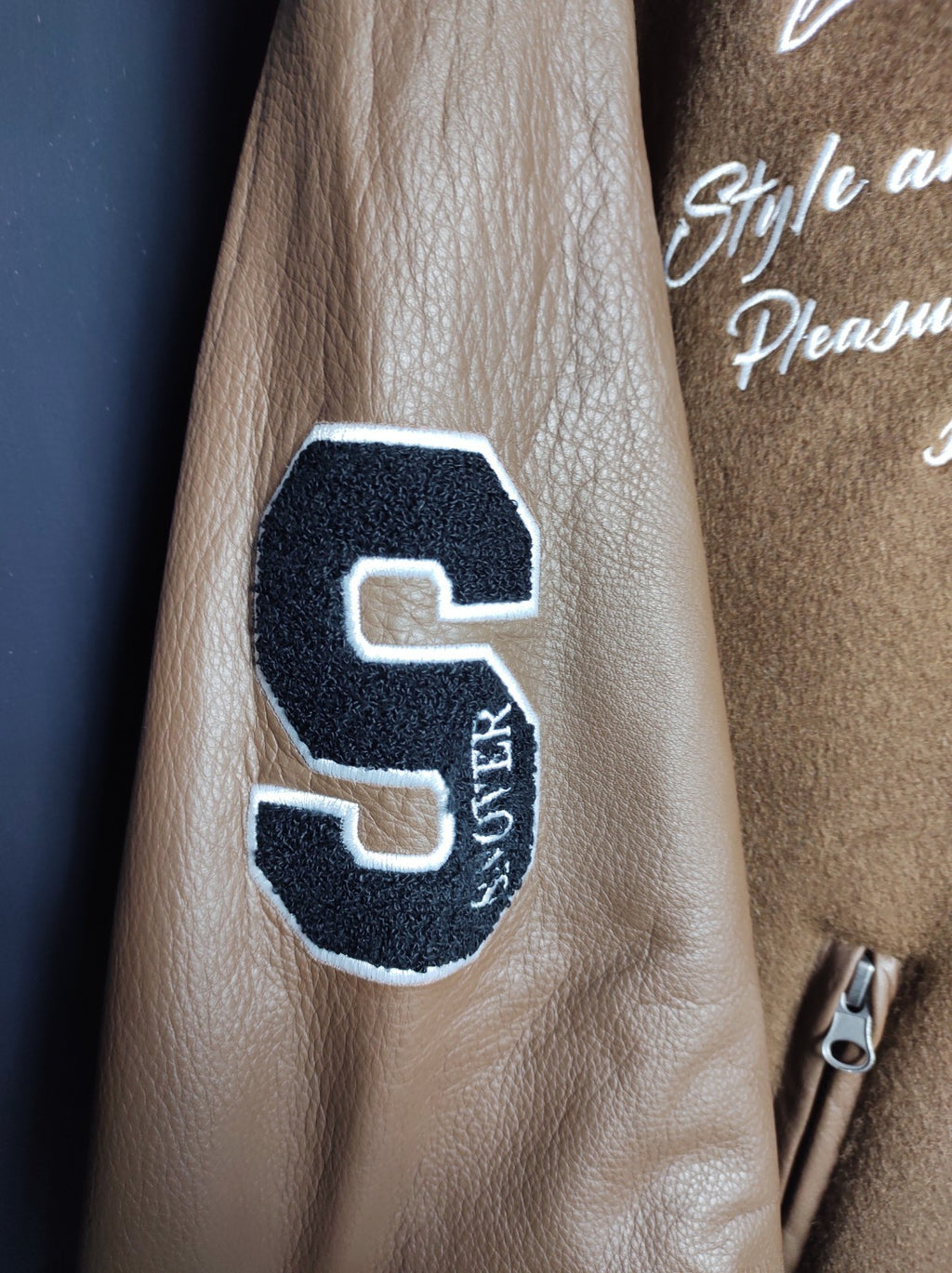 SNOVER Men’s Brown Bomber Jacket Size XL – Signature Premium Outerwear NWT