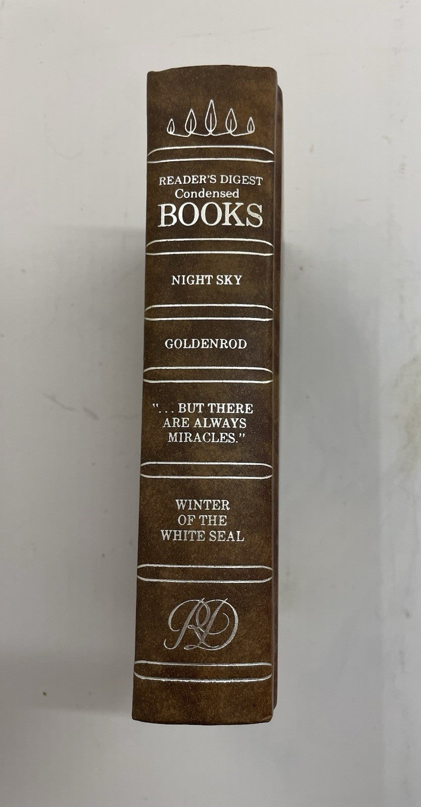 1984 Reader's Digest Condensed 1st Ed HC Leather Gilt Vtg NM Fiction