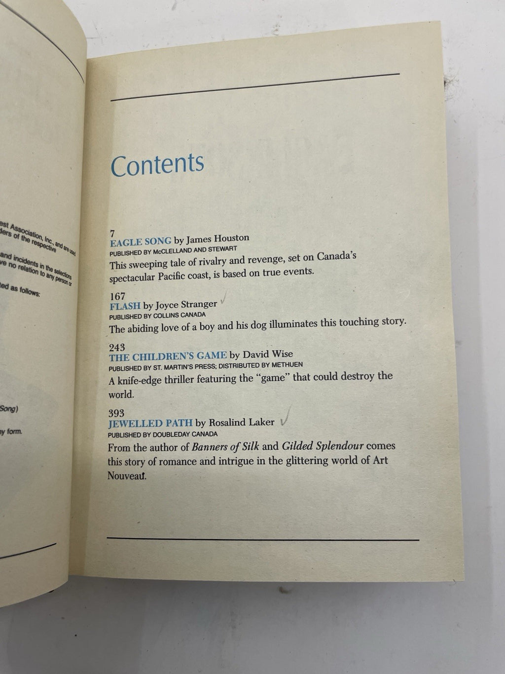 1984 Reader's Digest Condensed 1st Ed HC Leather Gilt Vtg NM Fiction