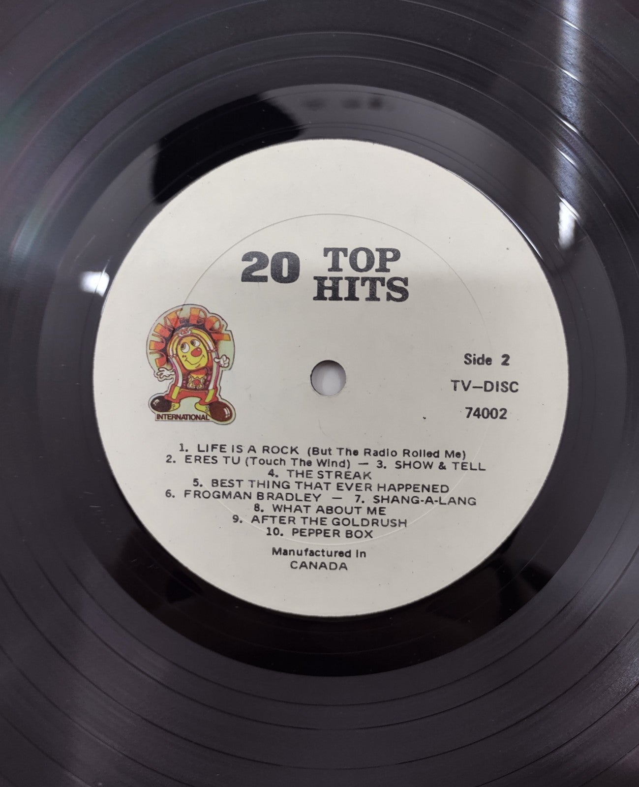20 Top Hits (1974) Vinyl LP – Original Stars & Hits Pop Rock Oldies