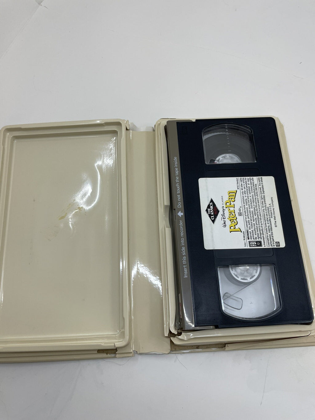 Disney Black Diamond VHS Peter Pan 1990 Vintage Animated Movie