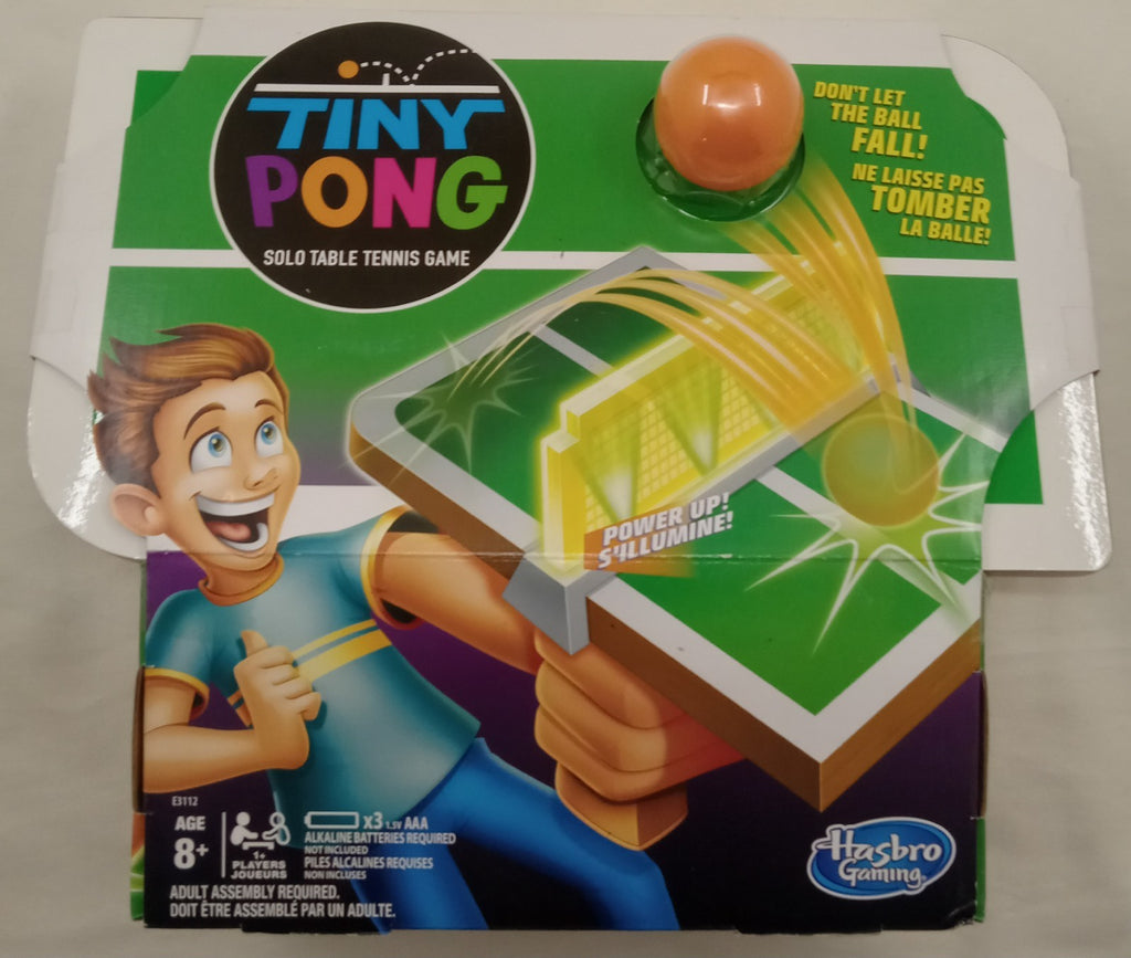 Tiny Pong Hasbro Miniature Ping Pong – Electronic Table Tennis Game Toy