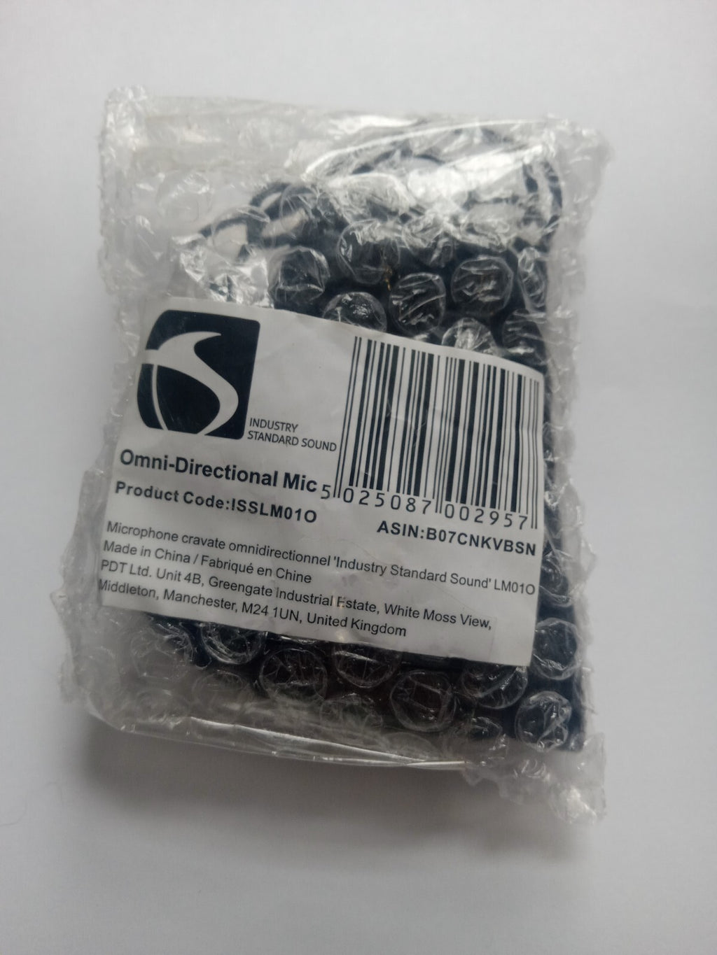 3.5mm Clip-On Lavalier Microphone Lapel Mic w/ 6.5mm Adapter for Phone/PC/ASMR