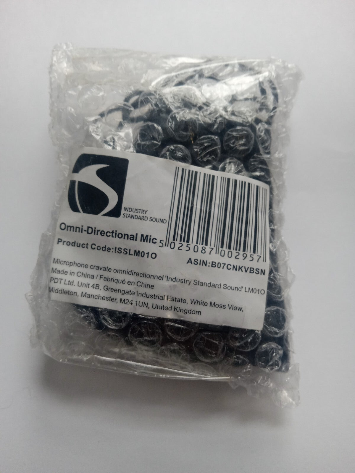 3.5mm Clip-On Lavalier Microphone Lapel Mic w/ 6.5mm Adapter for Phone/PC/ASMR