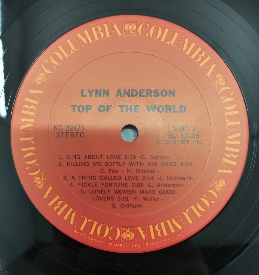 Lynn Anderson – Top of the World LP 1973 Columbia KC-32429