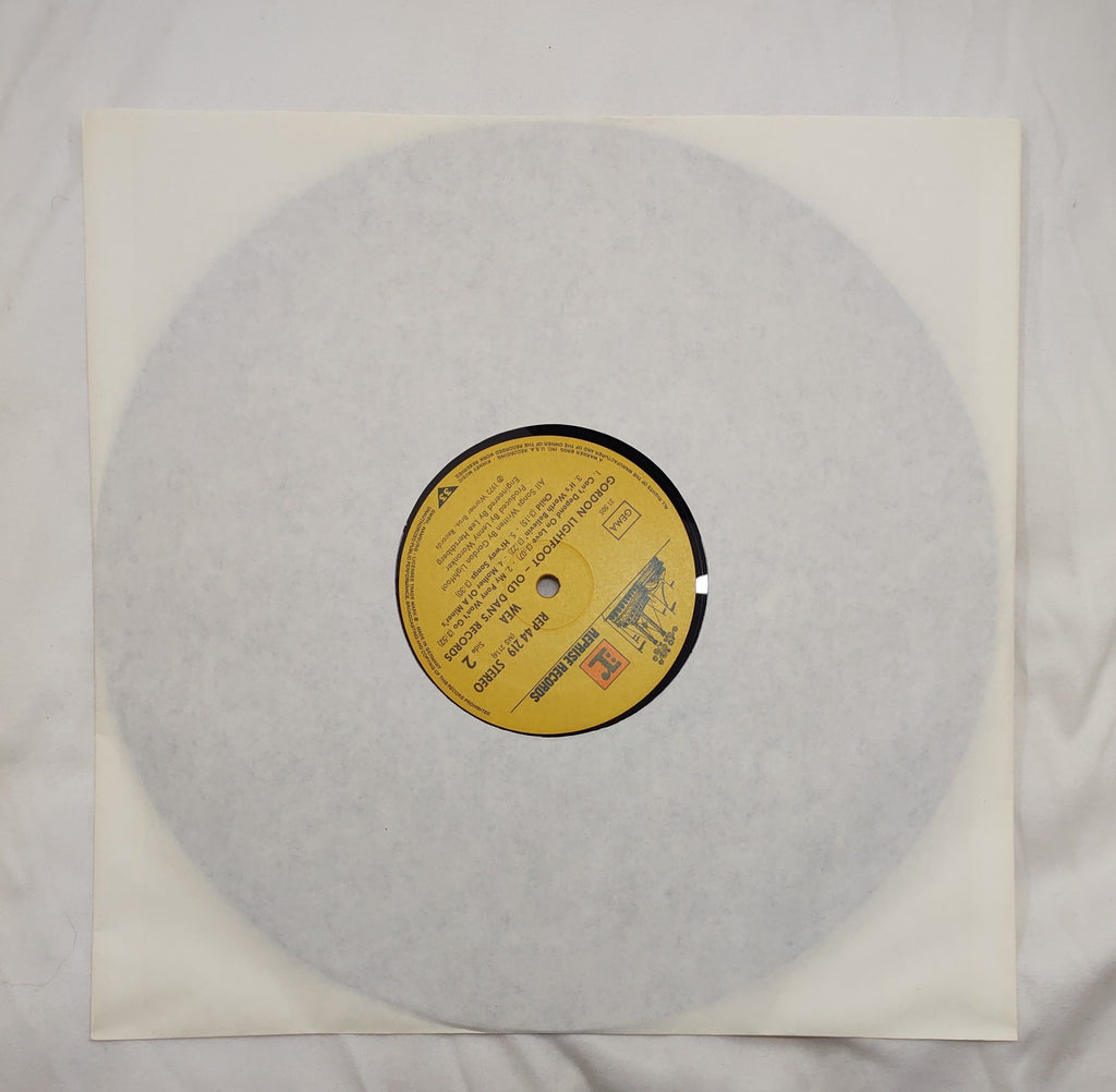 Gordon Lightfoot - Old Dan's Records (1972) Reprise MS 2116 Vinyl LP Album Folk