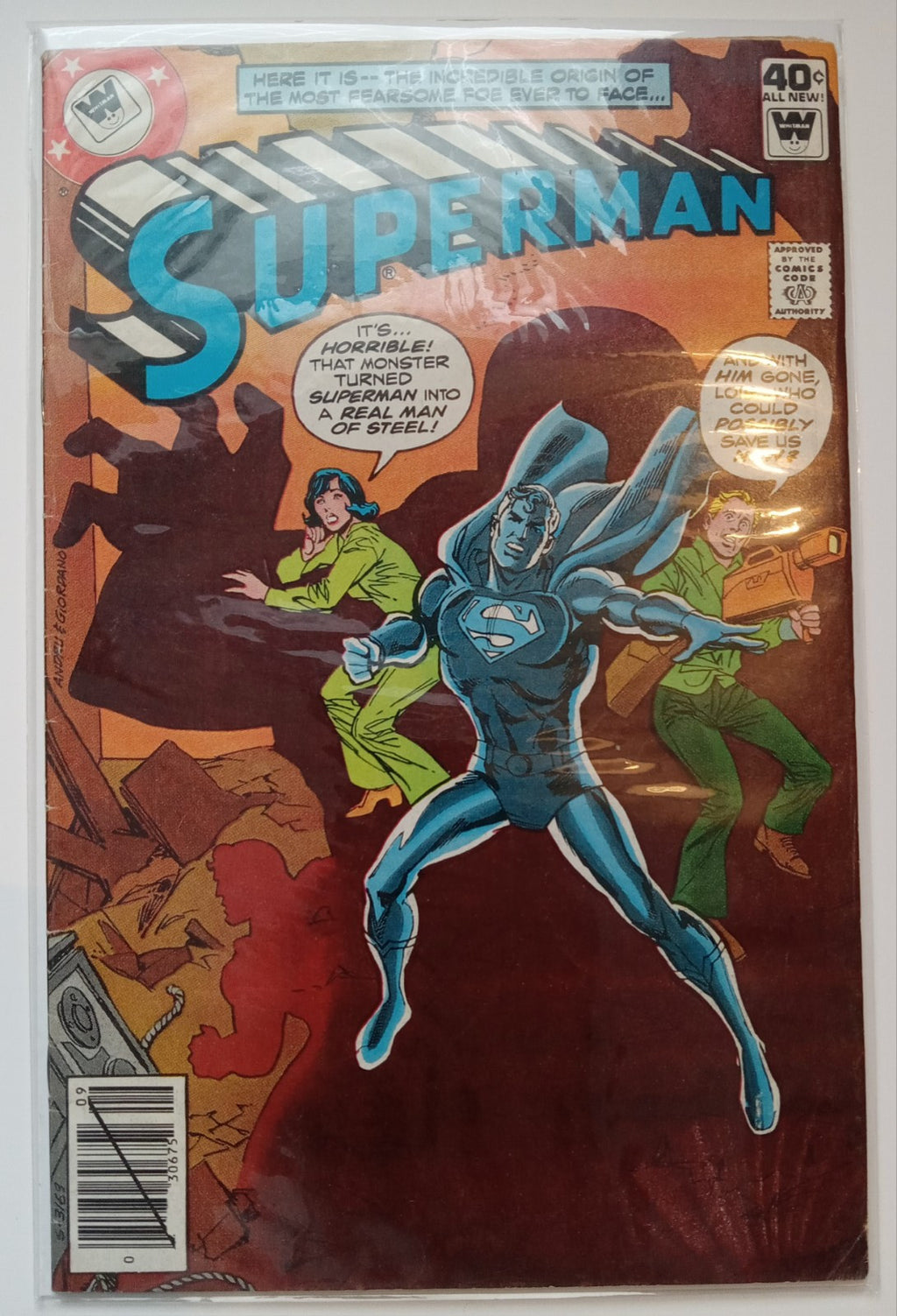 Superman #339 (1979) DC Comics Vintage Bagged/Boarded Comic Book Condition