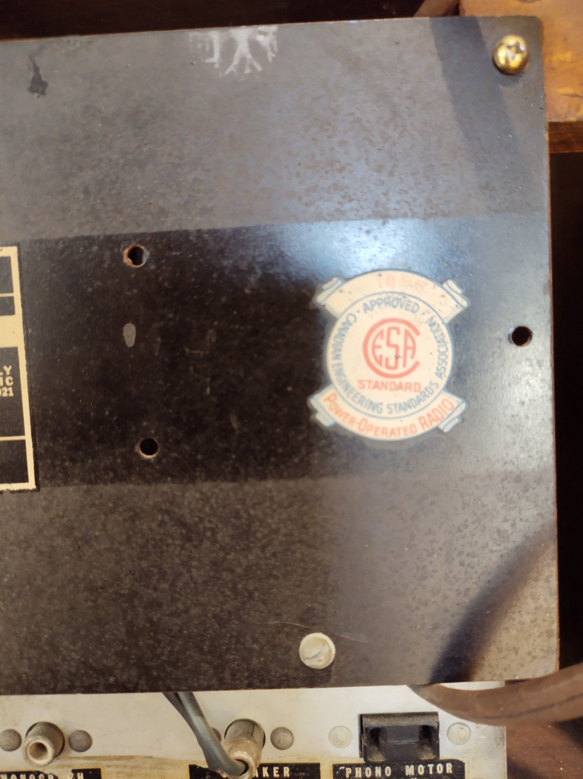 Sparton 6148 Viso-Glo AM/SW Tube Radio (1946) Expert Restored, Green Tuning Eye