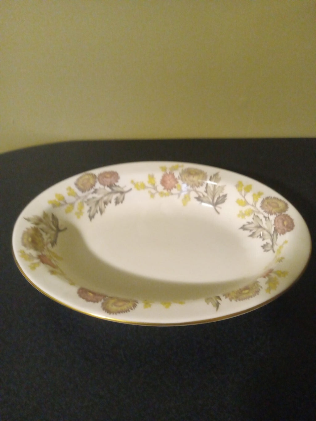 Wedgwood W4156 Lichfield 7.5" x 10" Serving Bowl Platter Floral Design