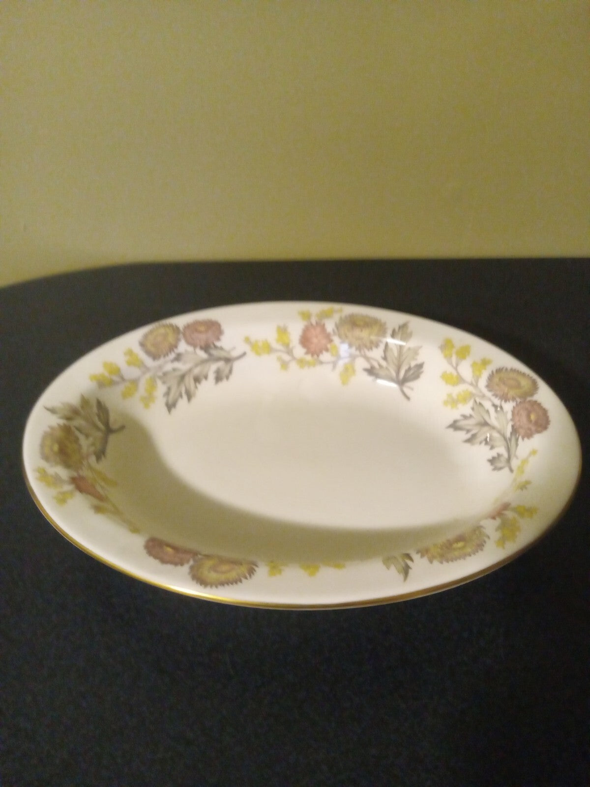 Wedgwood W4156 Lichfield 7.5" x 10" Serving Bowl Platter Floral Design