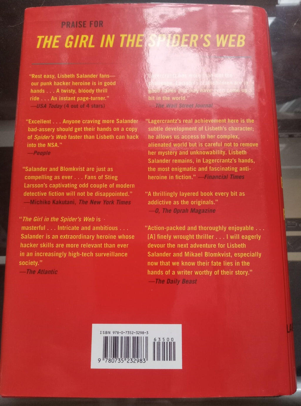 The Girl Who Takes an Eye for an Eye by David Lagercrantz – 2017 HC VG+