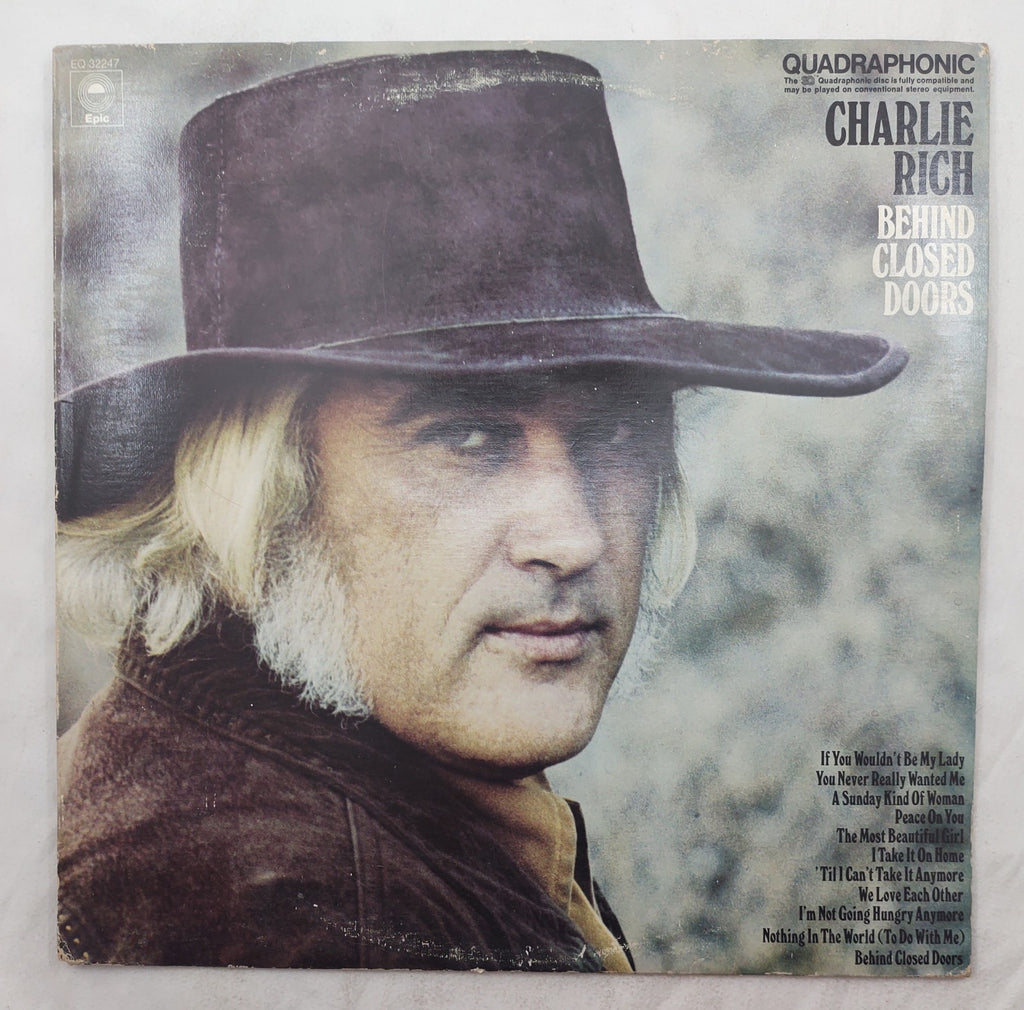 Charlie Rich – Behind Closed Doors LP Quadraphonic Epic EQ-32247