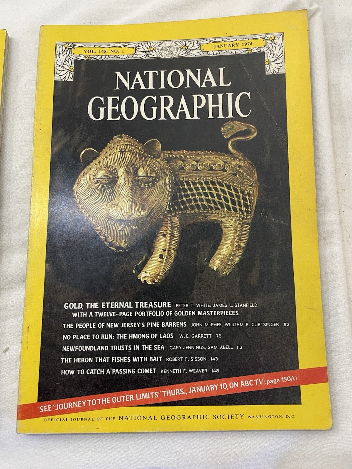 Nat Geo Mag Lot Jan–Jun 1974 Slipcvr Set Vtg Wildlife World Decor RARE