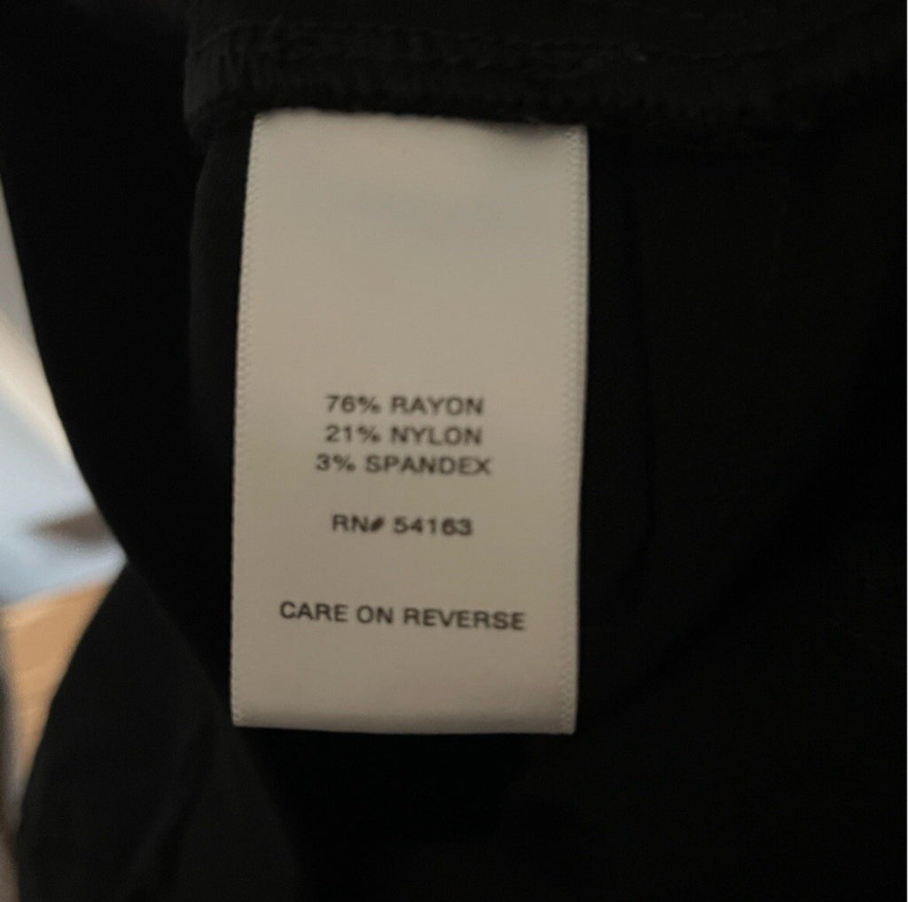 Tommy Hilfiger Black Pull-On Dress Pants Size 6 – Women's Office Slacks